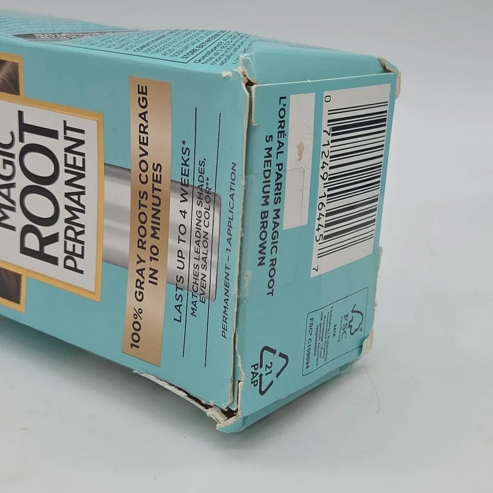 NEW Lot Of 2 L'oreal Paris Magic Root Permanent #5 Matches Medium Brown Shades